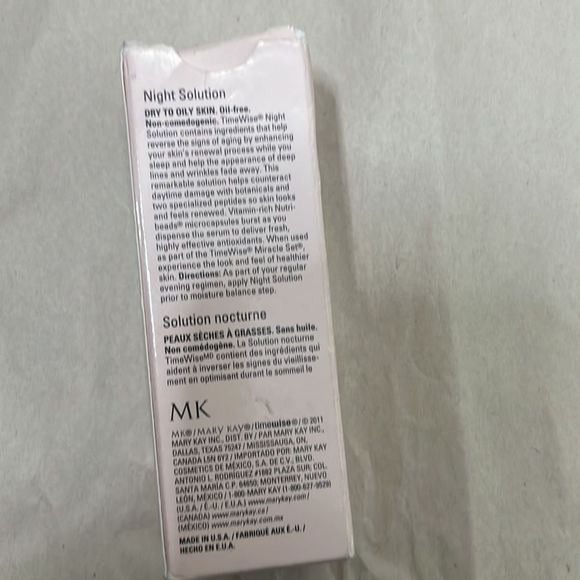 MARY KAY TIMEWISE‎ NIGHT SOLUTION 1 FL. OZ 29 ML - Picture 6 of 7